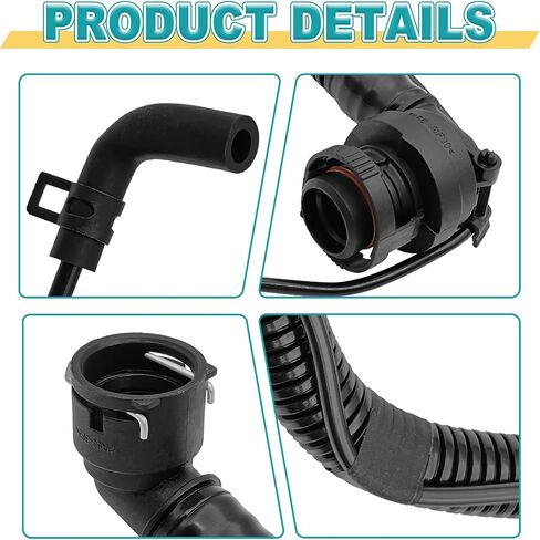 ZOKYUYS® PCV Valve Tubing with Bypass Valve Tube Compatible with Chevy Cruze 11-15/Cruze Limited 16/Sonic 12-19/Trax 13-20, Compatible with Buick Encore 13-19, Replaces 25193343/46829/55568267 in Saudi Arabia