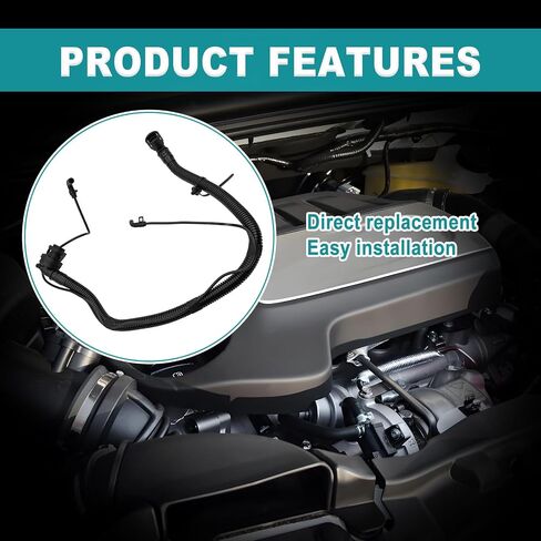 ZOKYUYS® PCV Valve Tubing with Bypass Valve Tube Compatible with Chevy Cruze 11-15/Cruze Limited 16/Sonic 12-19/Trax 13-20, Compatible with Buick Encore 13-19, Replaces 25193343/46829/55568267 in Saudi Arabia