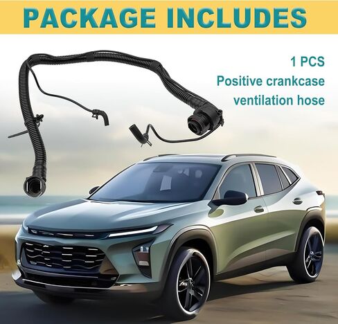 ZOKYUYS® PCV Valve Tubing with Bypass Valve Tube Compatible with Chevy Cruze 11-15/Cruze Limited 16/Sonic 12-19/Trax 13-20, Compatible with Buick Encore 13-19, Replaces 25193343/46829/55568267 in Saudi Arabia