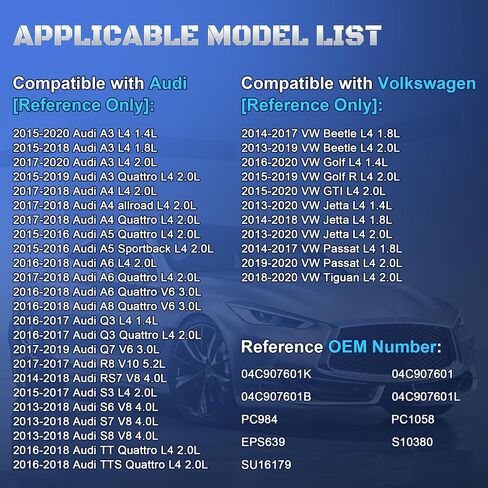 مستشعر موضع عمود الحدبات المحرك متوافق مع فولكس واجن 2013-2020 VW Jetta Passat Beetle Golf Tiguan GTI & Audi A3 A4 A5 A6 Q3 Q7 in Kuwait