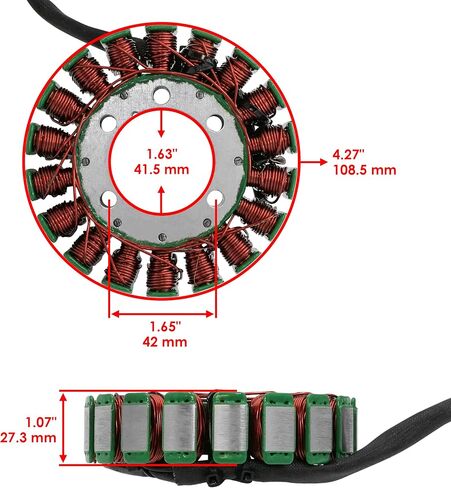 Caltric Stator متوافق مع Polaris Sportsman 400 Ho 4x4 2008-2014 in Saudi Arabia