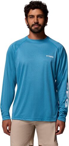 تي شيرت رجالي من Columbia بأكمام طويلة PFG Terminal TackleTM - قمصان رياضية كبيرة in Kuwait