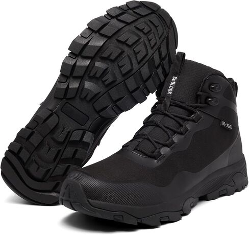 SHULOOK Men's Waterproof Hiking Boots Outdoor Lightweight Breathable Trekking Camping Mountaineering Shoes in Kuwait