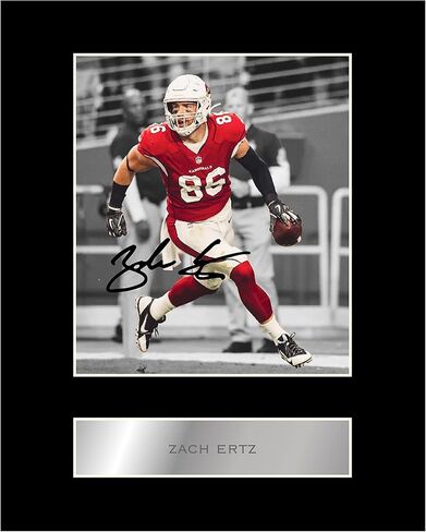 Zach Ertz Pre Printed Signature Signed Mounted Photo Display #11 Printed Autograph Picture in Kuwait