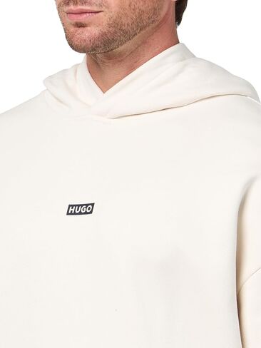HUGO Men's Back Printed Logo Hooded Sweatshirt in Saudi Arabia