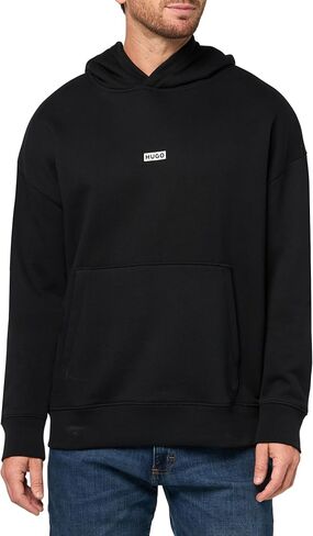HUGO Men's Back Printed Logo Hooded Sweatshirt in Saudi Arabia