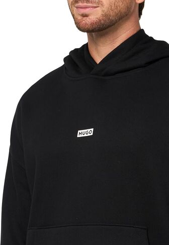 HUGO Men's Back Printed Logo Hooded Sweatshirt in Saudi Arabia
