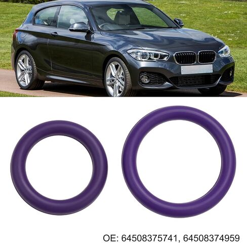 2PCS CAR AC Air Condition O-Ring 64508375741 64508374959 متوافق مع BMW in Kuwait