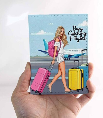 Dragonfly Passport Holder for Travel Vintage Art Green PU Leather Passport Cover Wallet Cute Passport Card Holder for Women and Men in Saudi Arabia