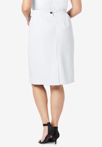 Jessica London Women's Plus Size Casual Tummy Control Bi-Stretch Pencil Skirt in Saudi Arabia