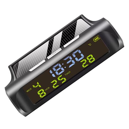 سيارة كرة مكشوف السيارات الرقمية مقياس الحرارة التي تعمل بالطاقة الشمسية تاريخ درجة الحرارة مركبة مركبة مركبة مركبة in Kuwait