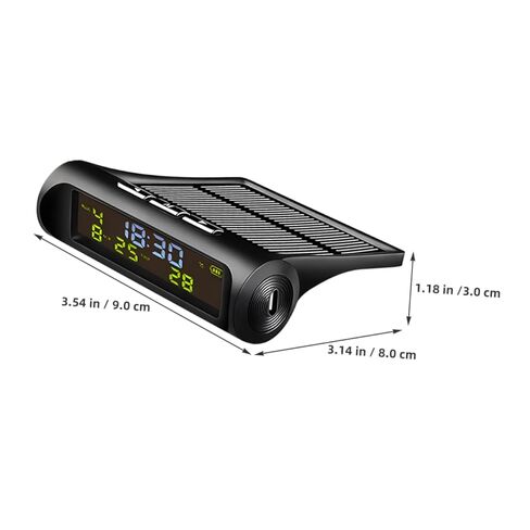 سيارة كرة مكشوف السيارات الرقمية مقياس الحرارة التي تعمل بالطاقة الشمسية تاريخ درجة الحرارة مركبة مركبة مركبة مركبة in Kuwait