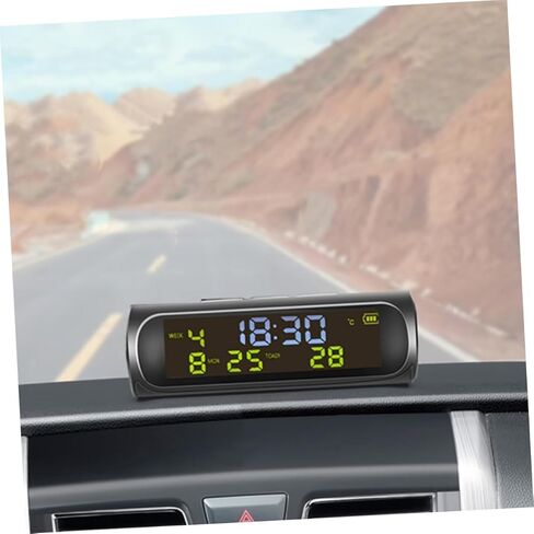 سيارة كرة مكشوف السيارات الرقمية مقياس الحرارة التي تعمل بالطاقة الشمسية تاريخ درجة الحرارة مركبة مركبة مركبة مركبة in Kuwait