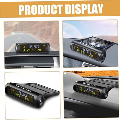 سيارة كرة مكشوف السيارات الرقمية مقياس الحرارة التي تعمل بالطاقة الشمسية تاريخ درجة الحرارة مركبة مركبة مركبة مركبة in Kuwait