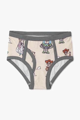 MONICA + ANDY Disney Boys Briefs, 5 Pack, Size 2-3T, Toy Story, 100% Organic Toddler Clothes for Boys, Sustainable Super Soft Fabric, Sizes for Toddler and Kids in Saudi Arabia