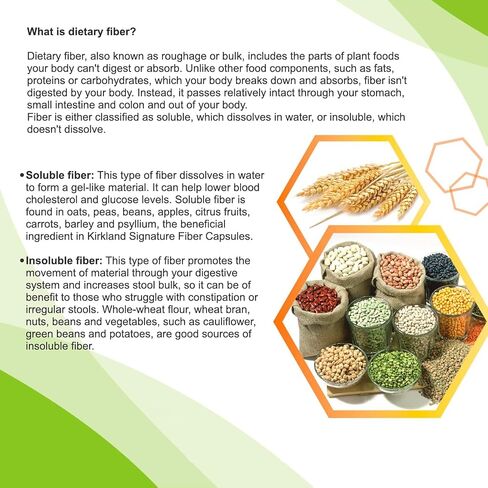 كبسولات ألياف KS Psyllium ، 360 ، تدعم صحة الجهاز الهضمي ، مكملات الألياف الطبيعية الخالية من الغلوتين ، 100 ٪ للعافية اليومية in Saudi Arabia