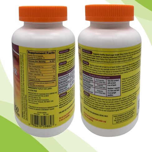 كبسولات ألياف KS Psyllium ، 360 ، تدعم صحة الجهاز الهضمي ، مكملات الألياف الطبيعية الخالية من الغلوتين ، 100 ٪ للعافية اليومية in Saudi Arabia