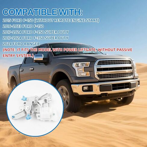 Tailgate Lock Actuator Remote Control Assembly Compatible with 2015-2024 Ford F-150 F-250 F-350 Super Duty Ranger HC3Z-9943170-C DLA1544 Latch Lock Actuator in Saudi Arabia