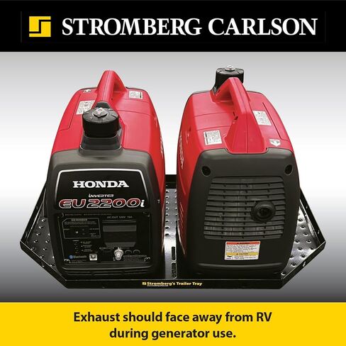 Stromberg Carlson Gen Secure Generator Box - Storage For Your Items - Anti-Theft, Propane Ventilation, and Trailer Ready - Bolts to CC-255 Tray - A-Frame 4" Square Bumper Adapters Coming in 2024 in Saudi Arabia