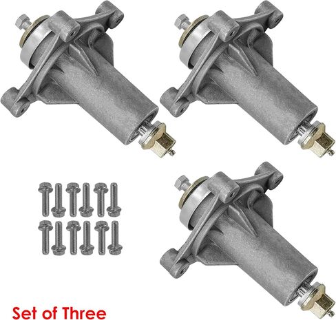 Caltric 3 Spindle Assembly Compatible with Husqvarna YTH24K48 YTH2348 Spindle Assembly in Saudi Arabia