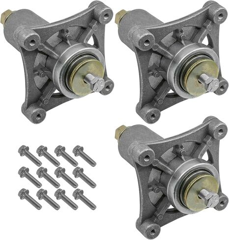 Caltric 3 Spindle Assembly Compatible with Husqvarna YTH24K48 YTH2348 Spindle Assembly in Saudi Arabia