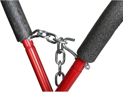 K Tool International 79755 Automotive Fender Stand for Garages, Repair Shops, and DIY, 31" x 36" x 41", 750 lbs. Capacity, Adjustable, Padded, Powder-Coated Tubular Steel, Non-Skid Feet, Red/Black in Saudi Arabia