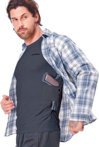 Conceal Carry Shirts for Men - Holster Tank Top - Everyday Concealed Carry Compression Shirt in Kuwait
