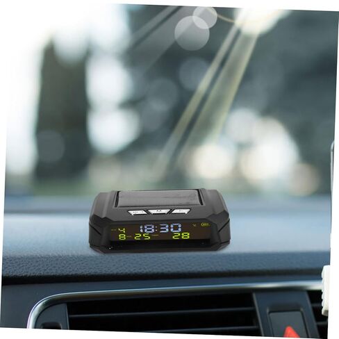 Luxshiny 2PCS CAR Solar Digital Clock Dashboard Digital Clock Truck Truck Dashboard Solar Solar Hoter in Kuwait