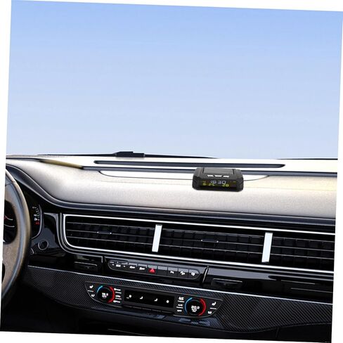 Luxshiny 2PCS CAR Solar Digital Clock Dashboard Digital Clock Truck Truck Dashboard Solar Solar Hoter in Kuwait