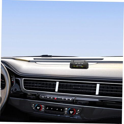 Luxshiny 2PCS CAR Solar Digital Clock Dashboard Digital Clock Truck Truck Dashboard Solar Solar Hoter in Kuwait