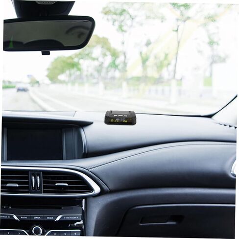 Luxshiny 2PCS CAR Solar Digital Clock Dashboard Digital Clock Truck Truck Dashboard Solar Solar Hoter in Kuwait