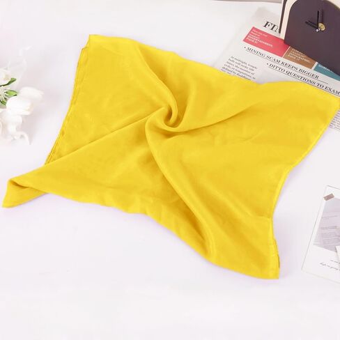 Women's Solid Chiffon Scarf, Soft Sheer Lightweigt Neck Scarves for Wedding Halloween Party in Kuwait