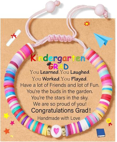 VULETO Kindergarten/Preschool/5th/8th Grade Graduation Gifts,Adjustable Bracelet Grad Graduation Gifts for Girls Daughter Granddaughter Niece Students in Kuwait
