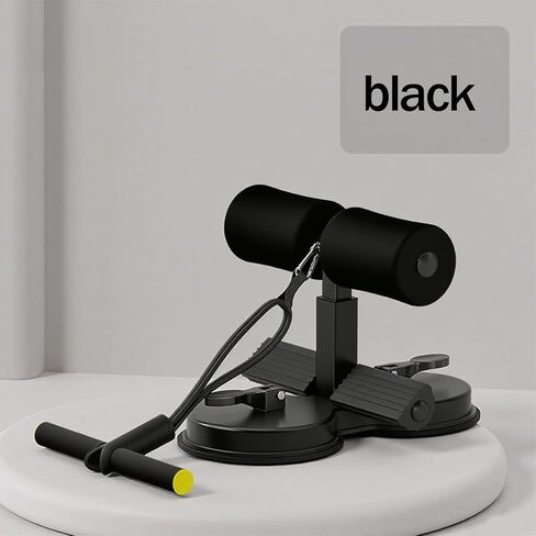 sit ups foot holder with Elastic 2 Suction Cups and Pull Rope Portable Sit Up Assistant Device for Home Workout in Kuwait