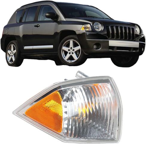 Labwork Side Side Marker UND Signal Light Replacement for Compass 2007-2010 Right Side Side Blinker Corner Light Light 68000682AB CH2521144 in Saudi Arabia