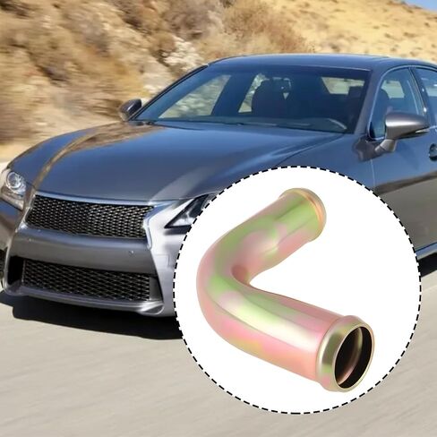 2pcs 90° Elbow Heater Hose Connector Adapter Coolant Fitting for Automotive Systems, 5/8" x 5/8" in 16mm x 16mm in Kuwait