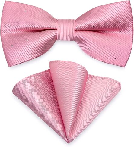 SYAYA Bow Tie for Men, Boy Classic Tuxedo Bowtie Glitter Dot for Wedding, Dinner Parties, Proms & Formal Events U-S-T9 in Saudi Arabia