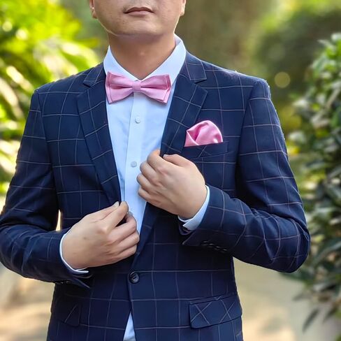 SYAYA Bow Tie for Men, Boy Classic Tuxedo Bowtie Glitter Dot for Wedding, Dinner Parties, Proms & Formal Events U-S-T9 in Saudi Arabia