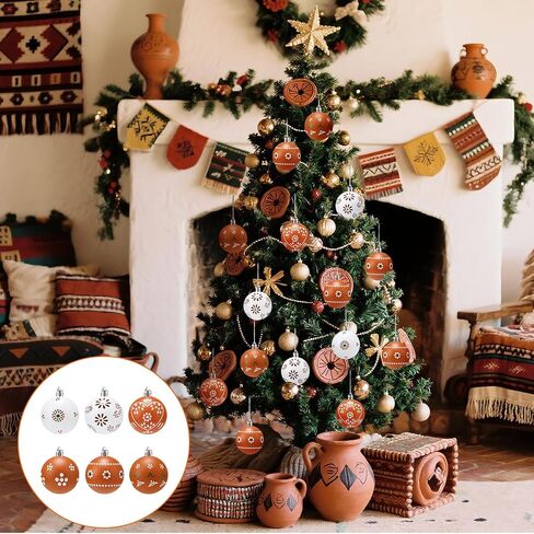 30 Pcs 2.36'' Pastel Christmas Tree Balls Ornaments Xmas Tree Shatterproof Decorations Pink Blue Purple Rainbow Christmas Tree Hanging Ornaments for Christmas Wedding Party Decor in Saudi Arabia