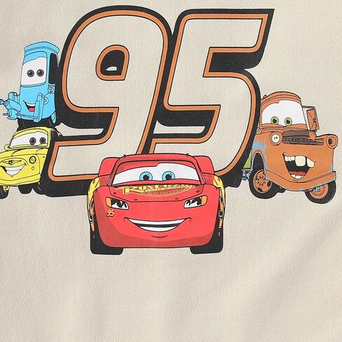 Disney Cars Lightning McQueen Boys 2 Piece Polo Fleece Top and Pants Set for Big Kids in Saudi Arabia