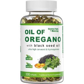 زيت أوريجانو 300 ناعمة مع زيت البذور الأسود ، 2 في 1 مزيج مع زيت الأوريجانو وزيت البذور الأسود ، مضادات الأكسدة الطبيعية ، غير المعدلة وراثيا ، خالية من الغلوتين in Kuwait