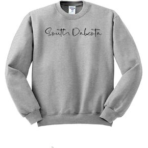 Script South Dakota Sweatshirt Unisex in Saudi Arabia