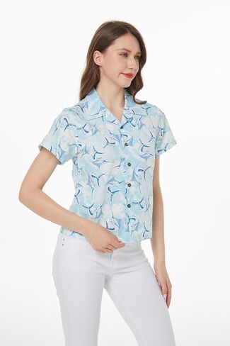 Matchable Family Hawaiian Luau Men Women Girl Boy Clothes in Classic Marlin Blue in Saudi Arabia