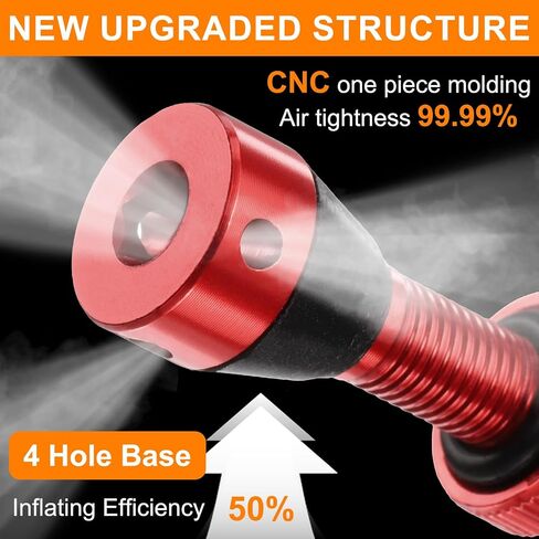 HARFINGTON 2pcs Tubeless Valve Stems 44mm Aluminum Alloy Tubeless Valve Super Light No Leak Durable with 4 Hole and Caps Fit Most Bicycle Tubeless Rims, Gold in Saudi Arabia