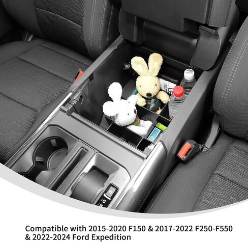 Linskip Glove Box Organizer Compatible with 2021-2025+ F150 & 2023+ F250-F550 & 2022-2024 Ford Expedition, Glove Box Dividers, Interior Accessories in Saudi Arabia