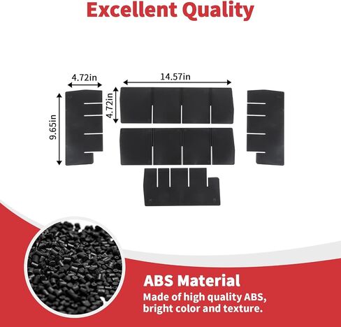 Linskip Glove Box Organizer Compatible with 2021-2025+ F150 & 2023+ F250-F550 & 2022-2024 Ford Expedition, Glove Box Dividers, Interior Accessories in Saudi Arabia
