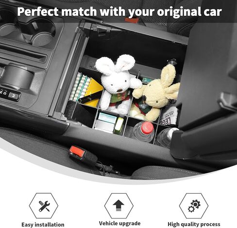 Linskip Glove Box Organizer Compatible with 2021-2025+ F150 & 2023+ F250-F550 & 2022-2024 Ford Expedition, Glove Box Dividers, Interior Accessories in Saudi Arabia
