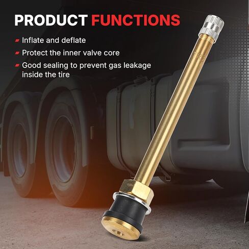TR573 SECTAL SECT ، تجارية نحاسية 4-3/8 لـ RIM φ. 625 "، لاستبدال إطارات الشاحنات والحافلة استبدال# TR573 （حزمة من 10） in Saudi Arabia