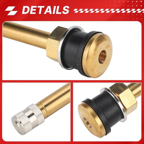 TR573 SECTAL SECT ، تجارية نحاسية 4-3/8 لـ RIM φ. 625 "، لاستبدال إطارات الشاحنات والحافلة استبدال# TR573 （حزمة من 10） in Saudi Arabia