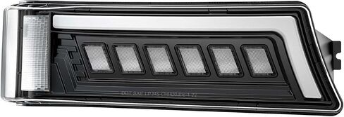 LED Headlight Assembly Turn Signal Lamp DOT Approved with DRL Compatible with 2003-2006 Chevy Silverado Avalanche, 1PCS (Standard-Amber Side Marker, Passenger Side-Right) in Saudi Arabia
